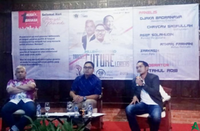 Diskusi Pilkada, Suhendar soal politik kaum milenial