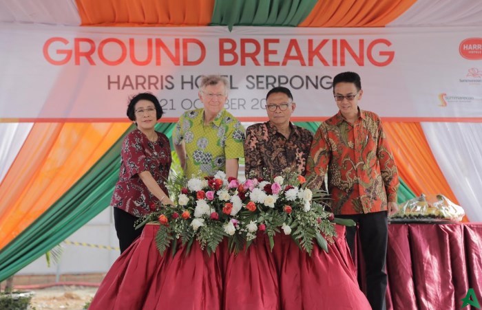 Groundbreaking pembangunan Harris Hotel Serpong