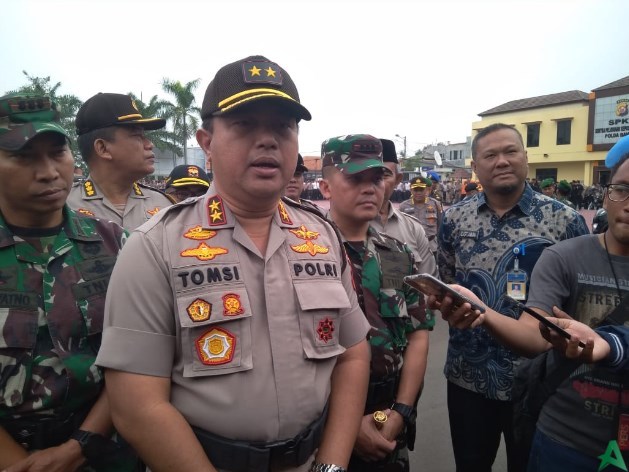 apel siaga Polda Banten