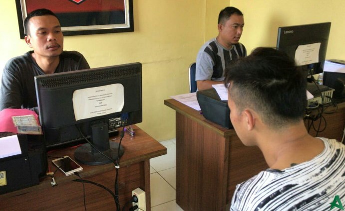Polsek Kopo, Serang ringkus dua pelaku curanmor