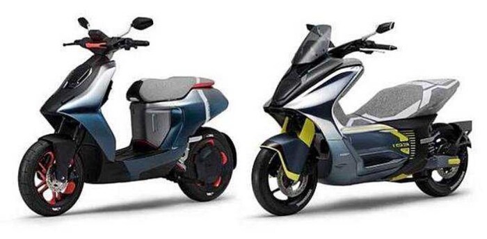dua motor listrik dari yamaha