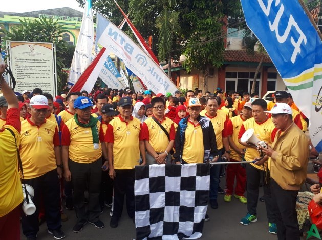 jalan sehat UIN SMH Serang, Banten