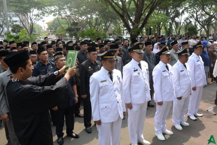 pelantikan eselon kota serang