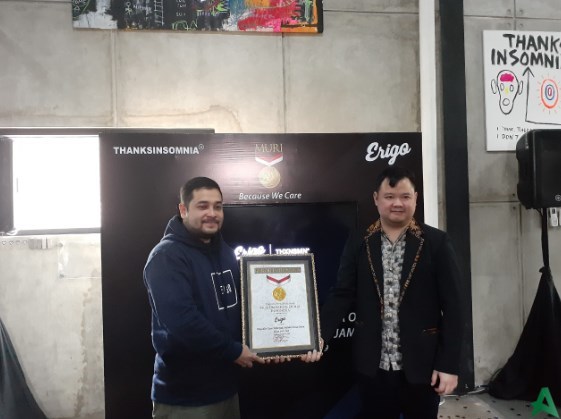 rekor muri penjualan kaos terbanyak dalam satu jam