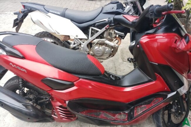 barang bukti sepeda motor hasil curian