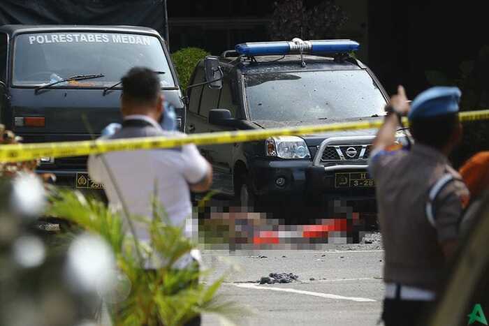 Sempat Dicegah, Pelaku Bom di Mapolrestabes Medan Nekat Terobos Polisi