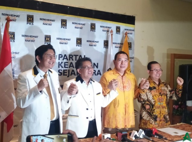 Partai Berkarya berkunjung ke kantor PKS