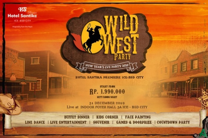 Wild West Party di Hotel Santika