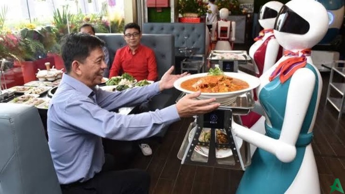 Restoran di China Gunakan Robot Layani Konsumen