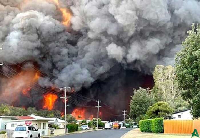 Musibah Terparah Sepanjang Sejarah, Kebakaran Hebat Landa Australia