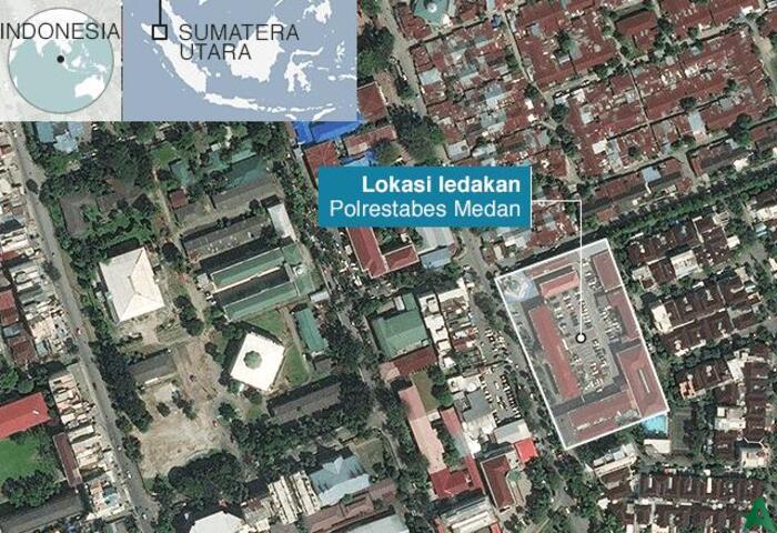 Bom di Polrestabes Medan, Pelaku Tewas Masih Kenakan Atribut Ojek Online
