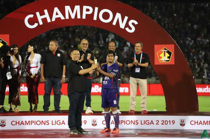 Persita Tangerang Runner Up Liga 2 2019