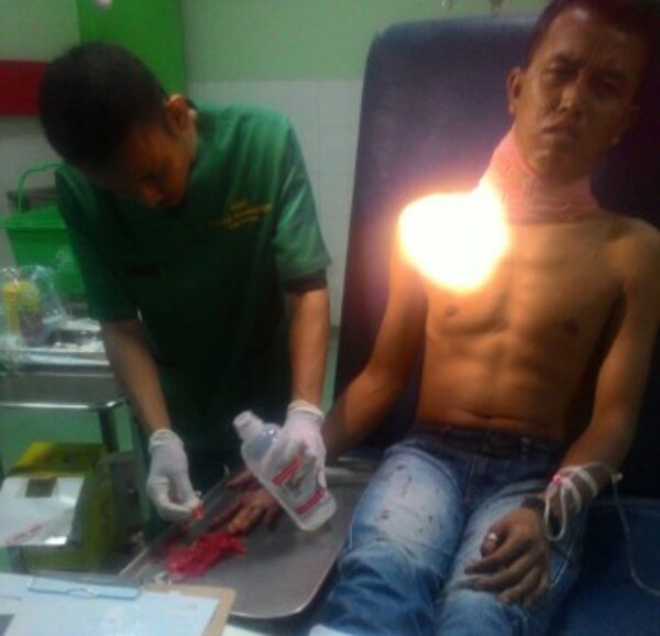 HJ korban gorok di serang