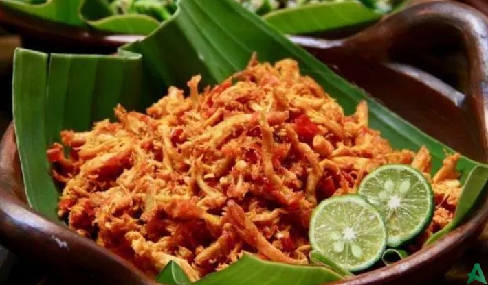 membuat ayam suwir bumbu merah