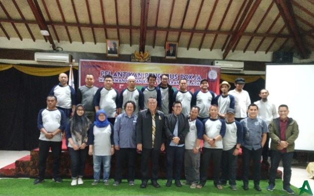 pelantikan pengurus pokja wartawan tangsel