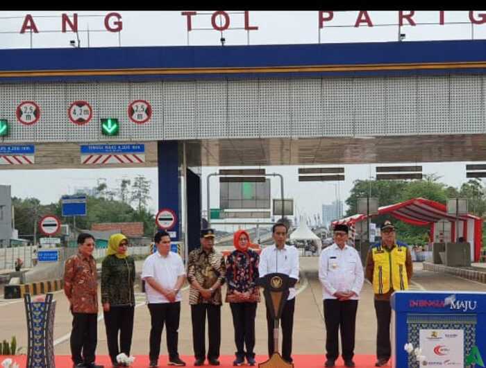 Jokowi Resmikan Jalan Tol Kunciran - Serpong