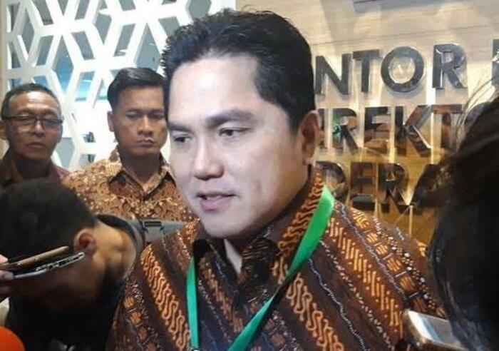 Erick Tohir Bakal Rombak Dirut dan Komut PT Garuda Indonesia