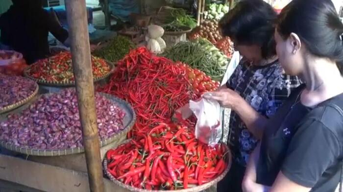 Harga Cabai di Kota Tangerang Bikin Lemes Pedagang