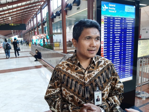 Senior manajer bandara Soetta Febri Toga Simatupang