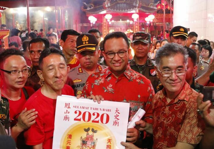 Anies: Imlek Jadi Momentum Persatuan dan Sukacita