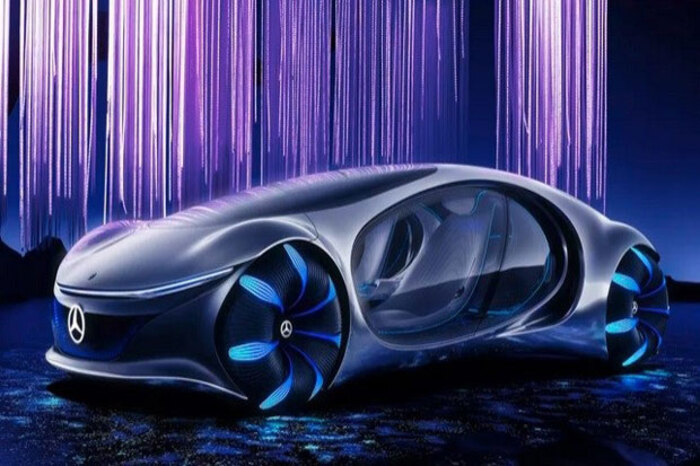 Wow! Mercedes-Benz Pamer Mobil Mirip di Film Avatar
