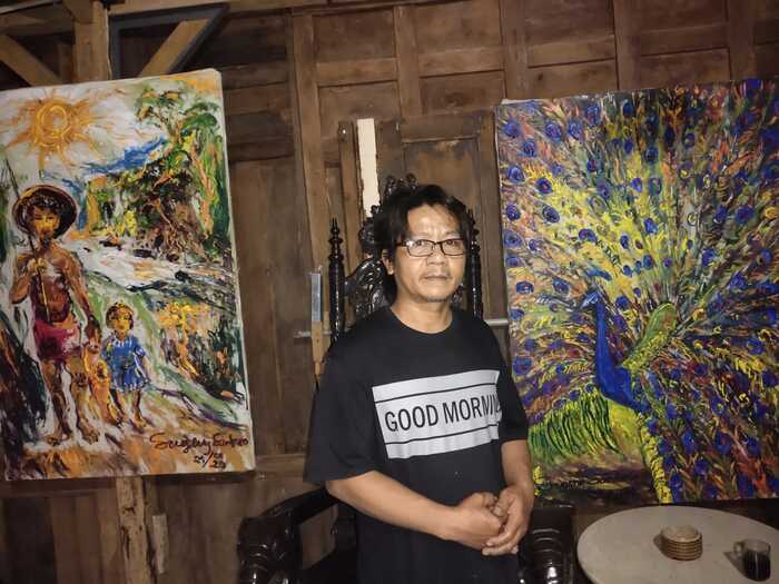 Pelukis Sugeng Santoso Gelar Pameran di Tangsel