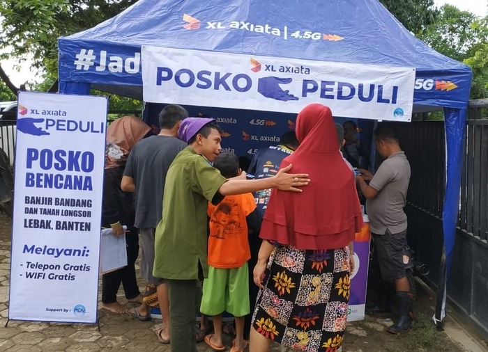 Bantu Korban Banjir, XL Axiata Buka Layanan Xmart Donasi