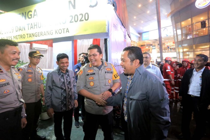 walikota arief pantau kondisi tahun baruan