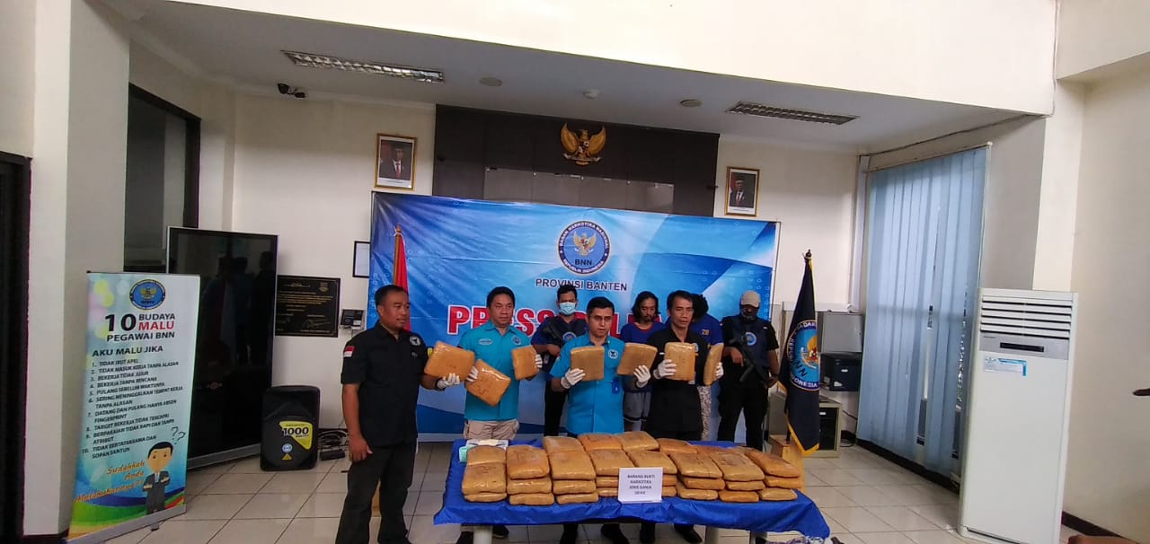 Tahanan Lapas di Banten Kendalikan Pengiriman Ganja dari Aceh
