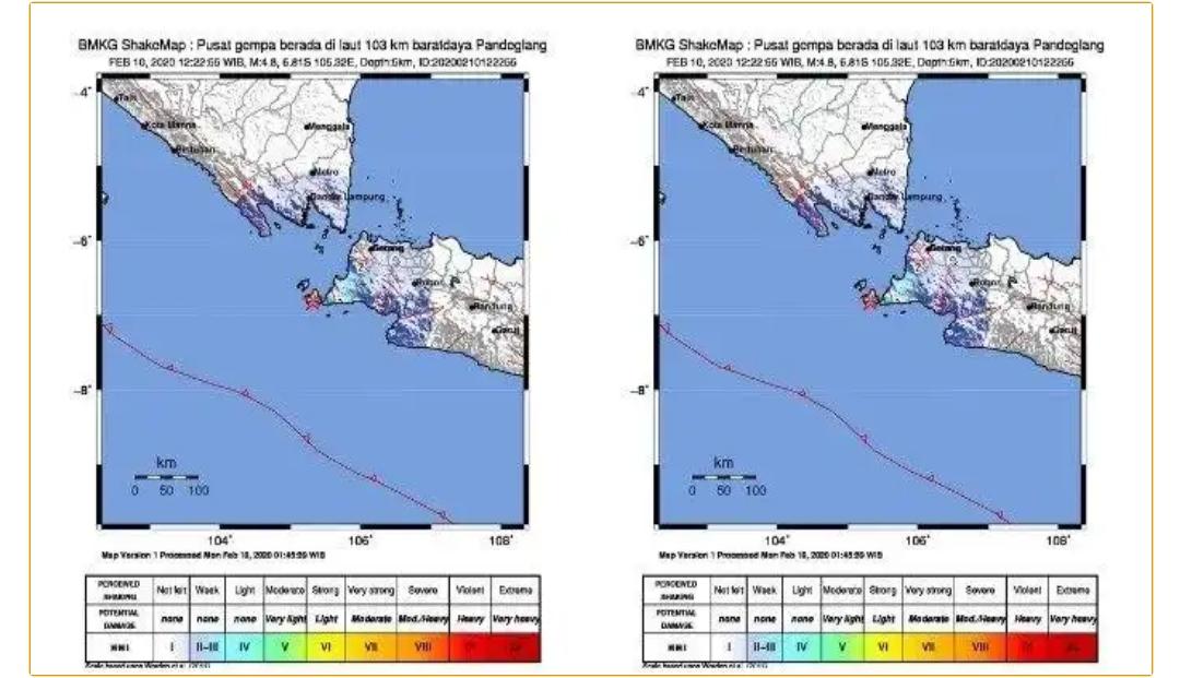 Pandeglang Digoyang Gempabumi Tektonik 4,8 Magnetudo