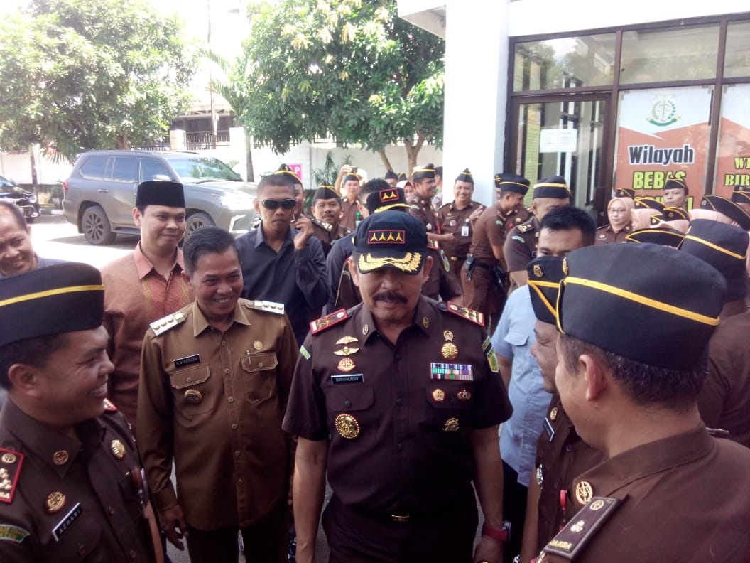 Begini Pesan Jaksa Agung Saat Kunjungi Kejari Serang