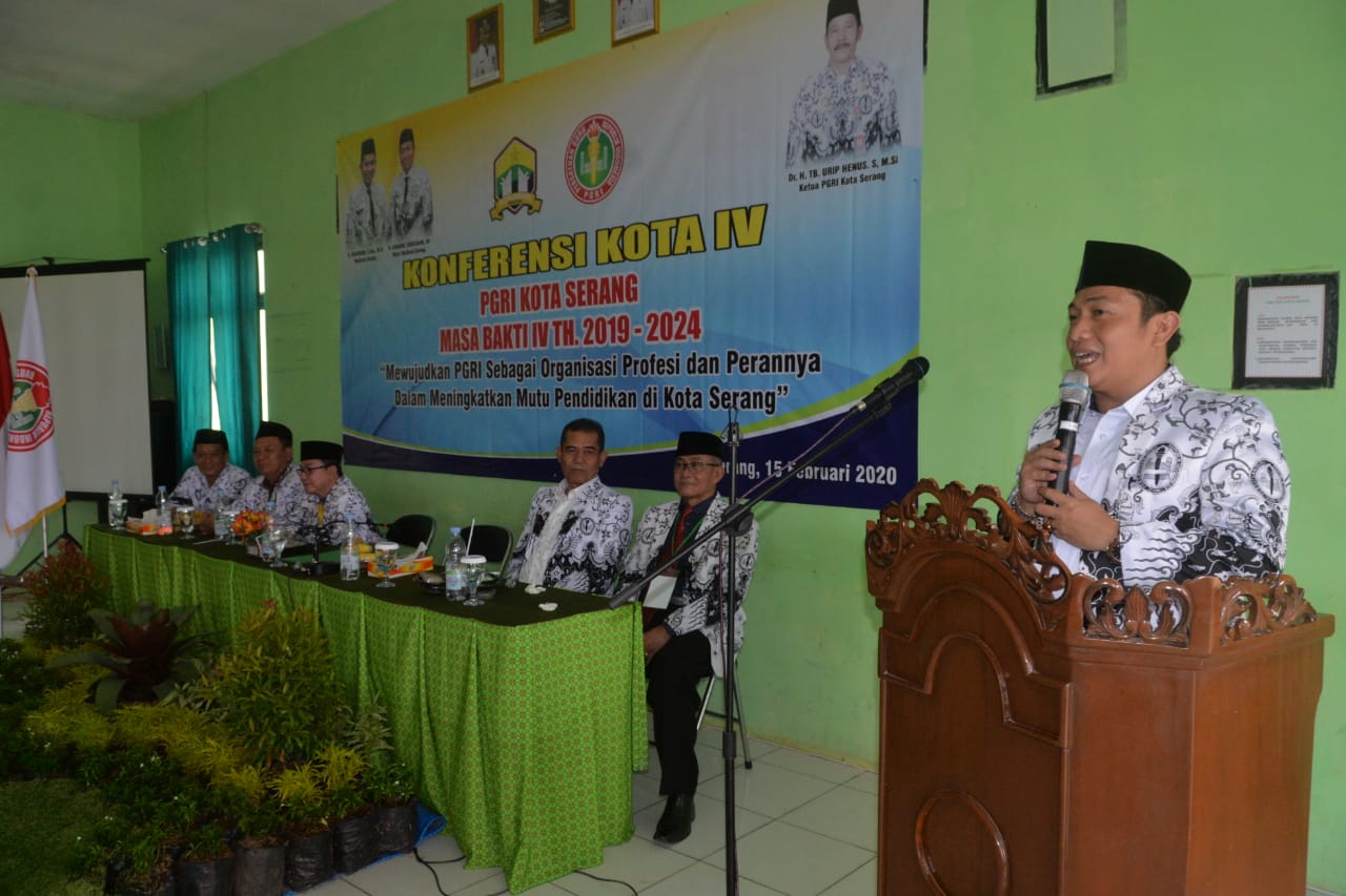 Ini Harapan wakil Walikota Serang kepada Ketua PGRI Baru