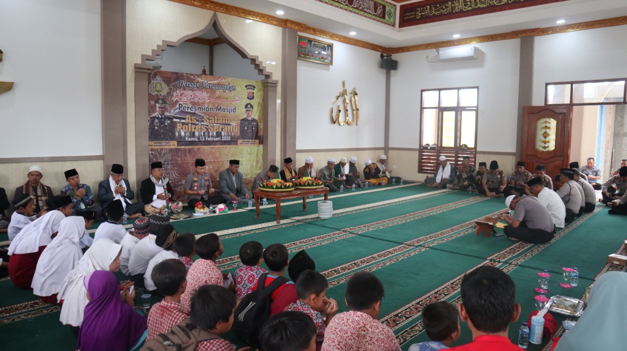 Kapolres Serang Resmikan Masjid As Salam