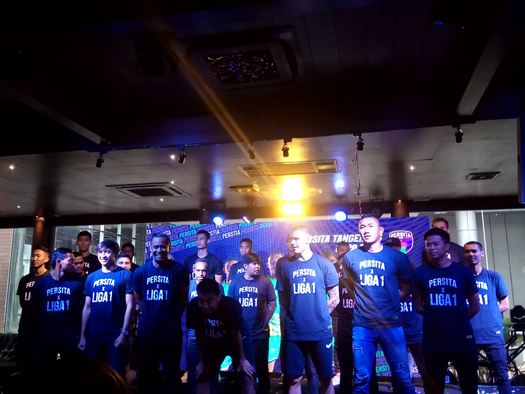 Boyong 20 Pemain, Persita Tiba di Bali