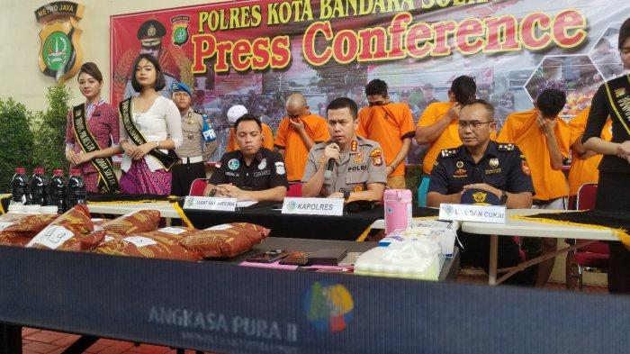 Polresta Bandara Soekarno-Hatta Bongkar Peredaran Narkoba