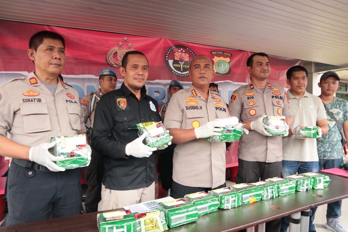 Kedapatan Simpan 15 Kg Ganja, Residivis Narkoba Diringkus