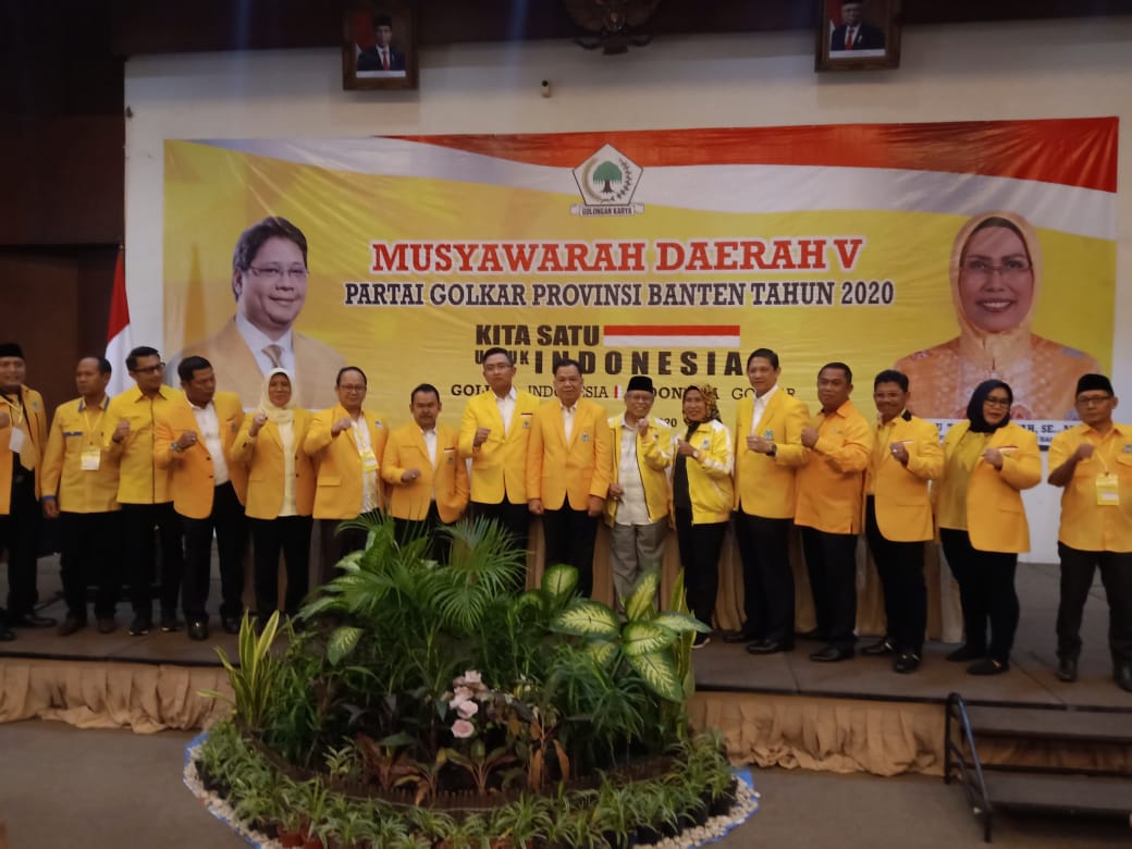 Ratu Tatu Chasanah Kembali Terpilih Jadi Ketum DPD Partai Golkar