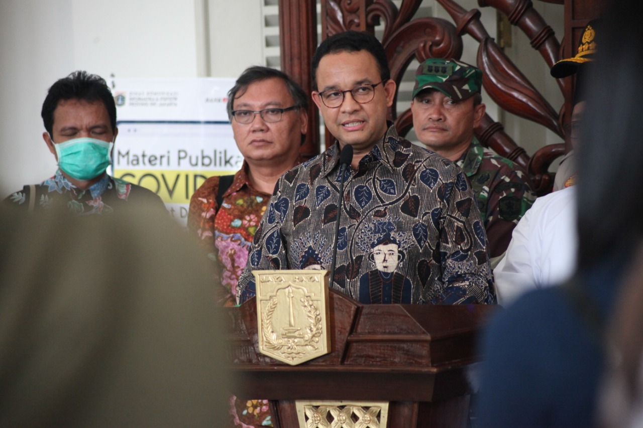 Distribusi Masker Secara Gratis Di Jakarta Melalui Kelurahan