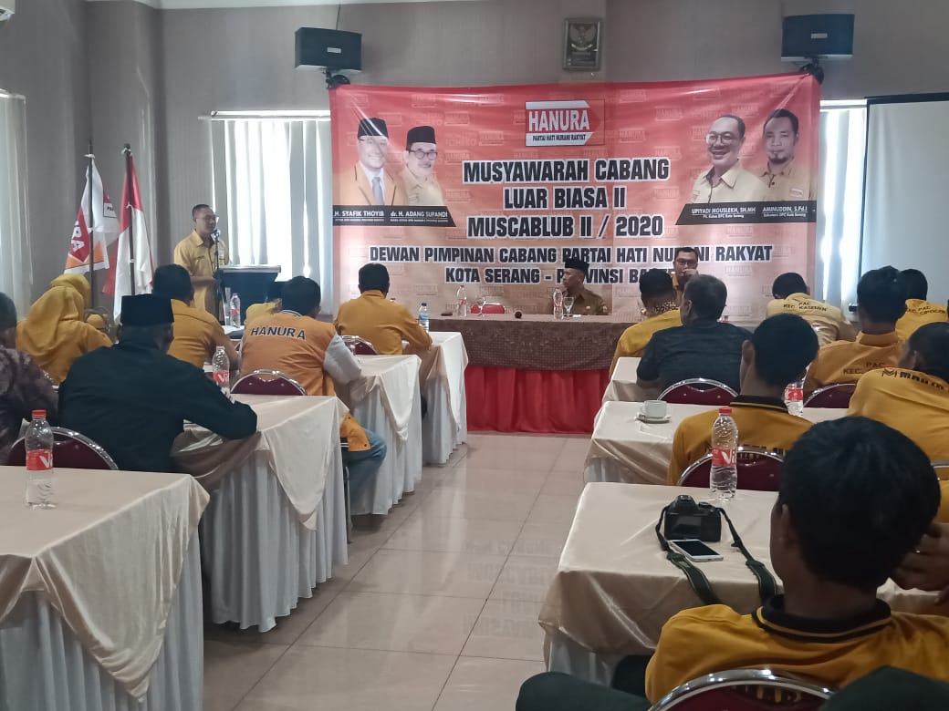 Sah, Marta Mulya Pimpin DPC Partai Hanura Kota Serang