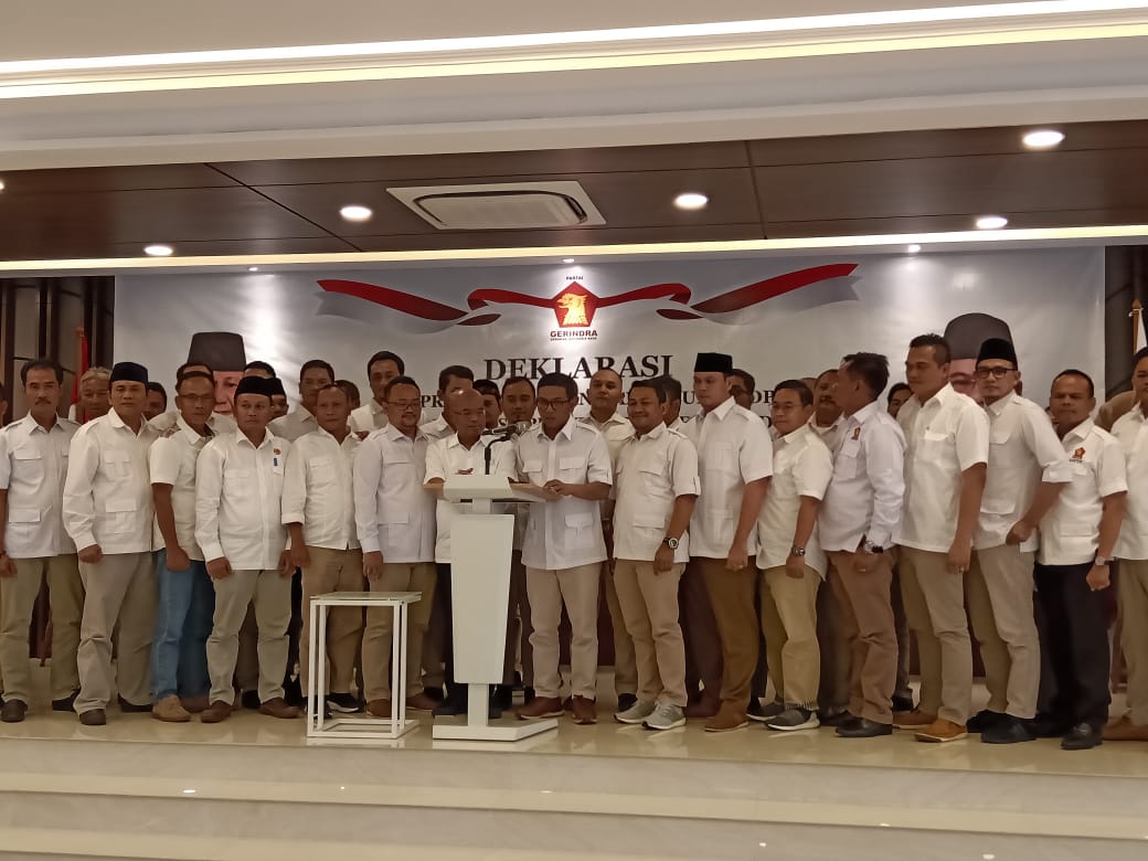 DPD Gerindra Banten Dukung Prabowo Jadi Ketum