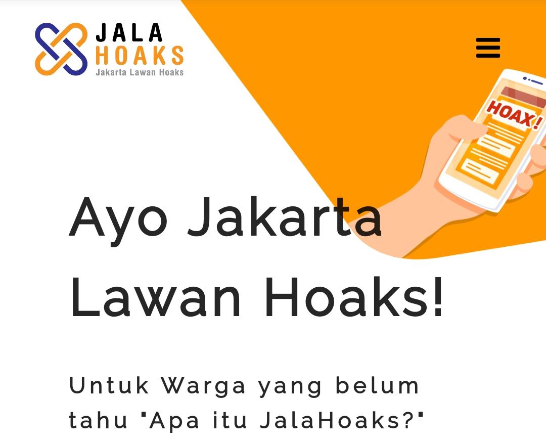 Tangkal Hoaks Virus Corona, Pemprov Jakarta Terbitkan Jala Hoaks