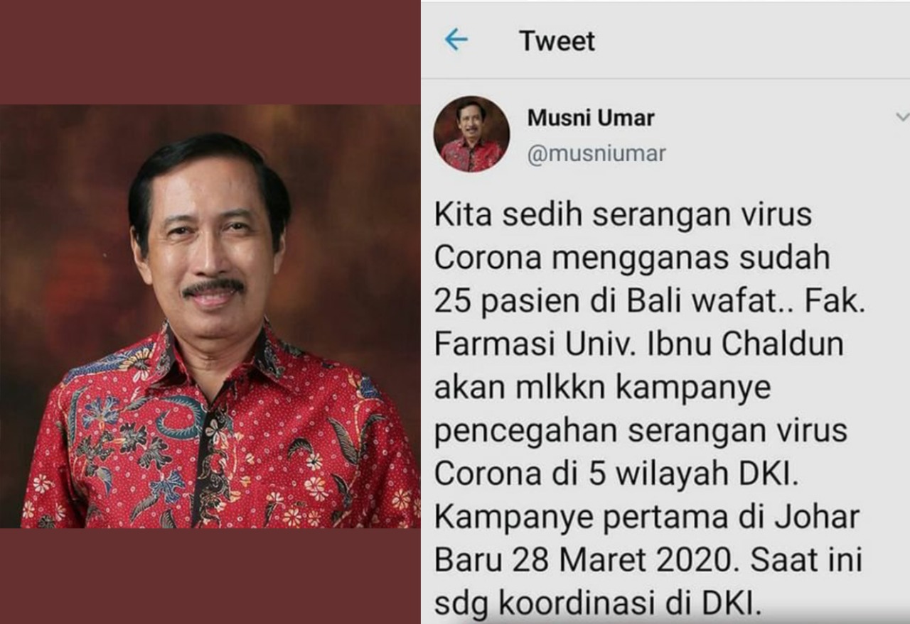 Dituding Sebarkan Hoax, Rektor Jadi Bulan-bulanan Warganet