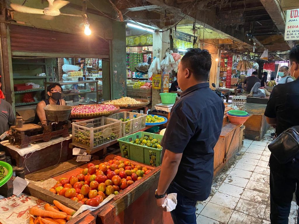 Sidak Pasar di Kota Tangerang, Polisi Pastikan Harga Bahan Pokok Masih Aman