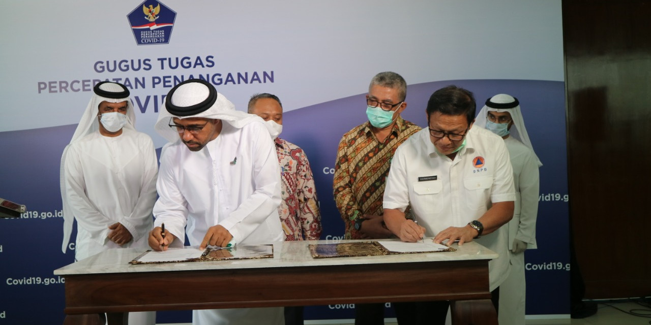UEA Salurkan Bantuan Rp11,5 Miliar Untuk Penanganan Covid-19 di Indonesia