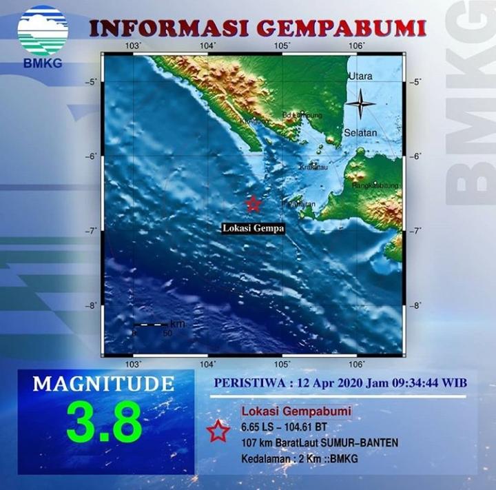 Pandeglang Digoncang Gempa Bumi