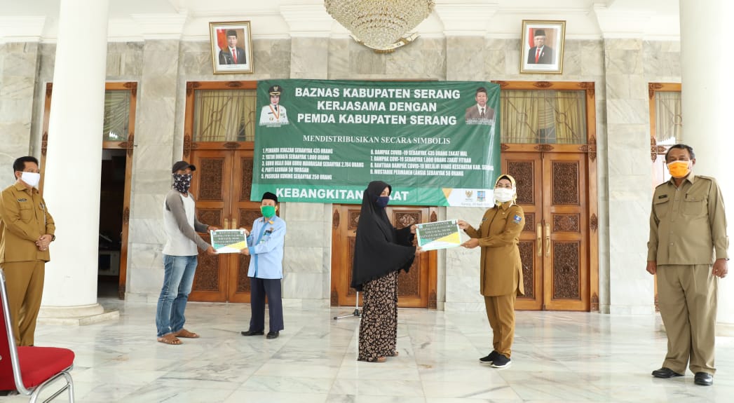 Baznas Kabupaten Serang Turun Tangan Tangani Korban Covid-19