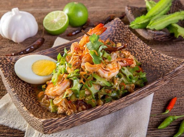 Selada Kecipir Udang Cocok untuk Santap Malam