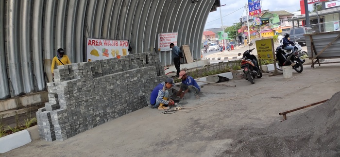 Proyek Fly Over Gaplek Diduga Abaikan PSBB