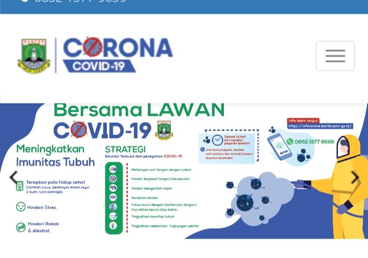 Pasien Positif Corona Didominasi Tangerang Raya