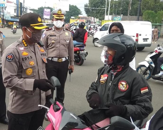 Selama Enam Hari PSBB, Polda Banten Keluarkan 2.833 Surat Teguran